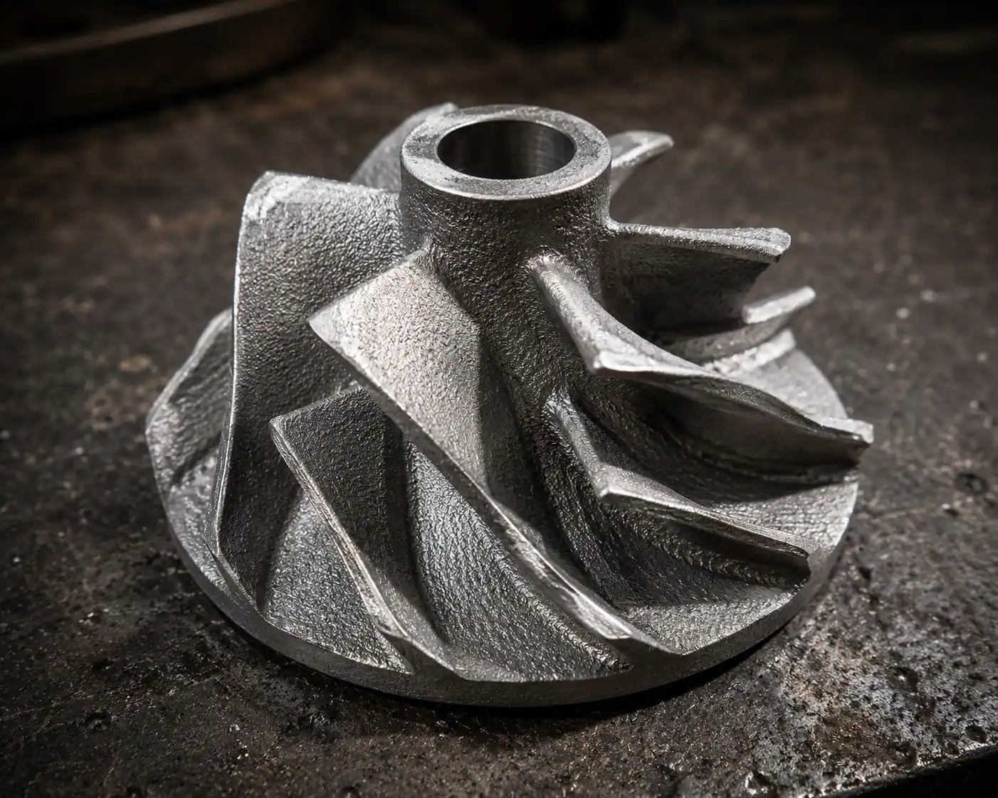 Investment casting wax tree for stainless steel impellers — Matson lost wax casting process