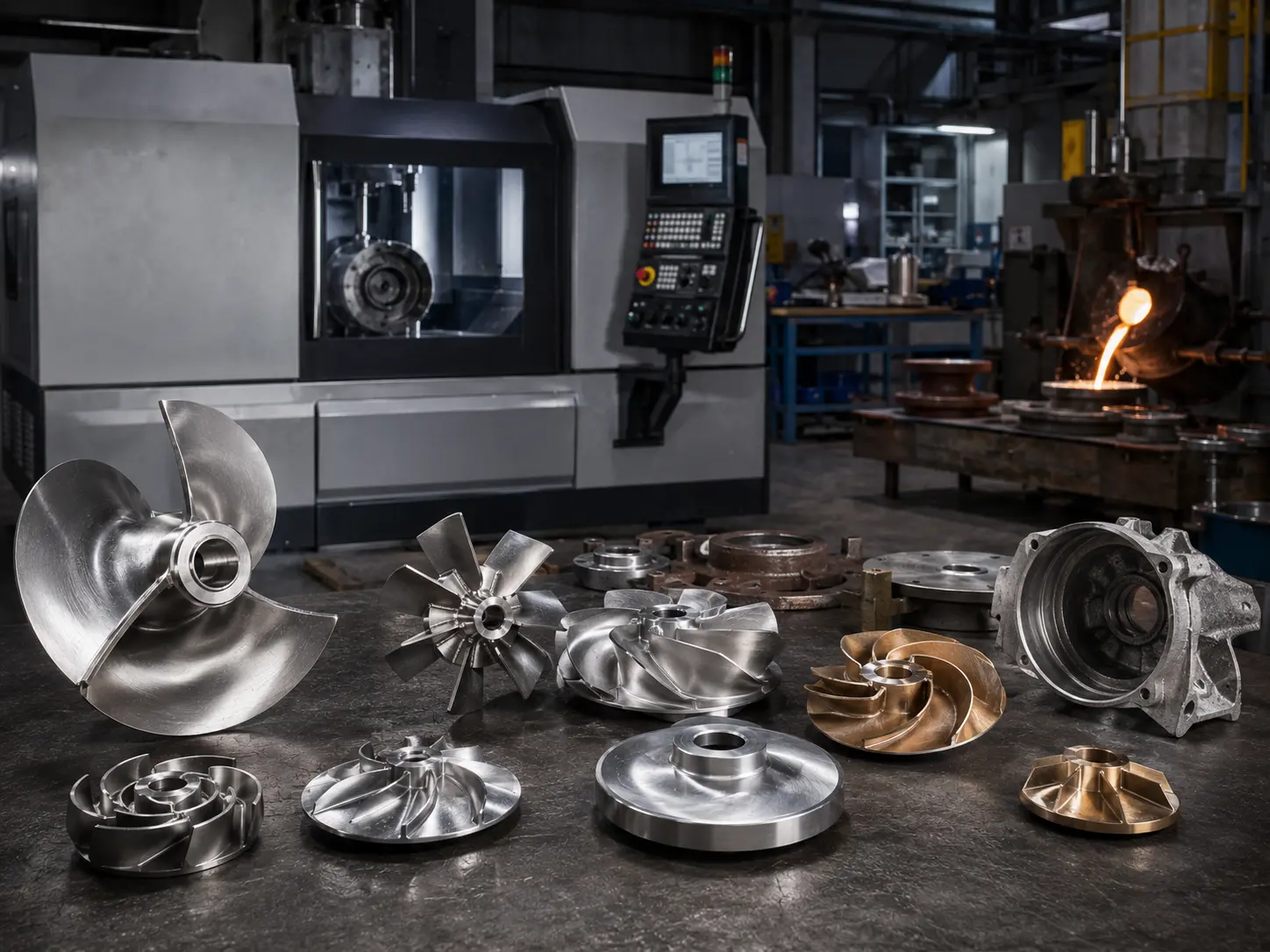 Matson impeller manufacturing workshop — casting, CNC machining and finishing under one roof
